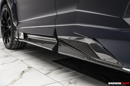 DarwinPRO 2018-2025 Lamborghini URUS BKSS Part Carbon Fiber Side Skirts | Fits URUS, S, Performante
