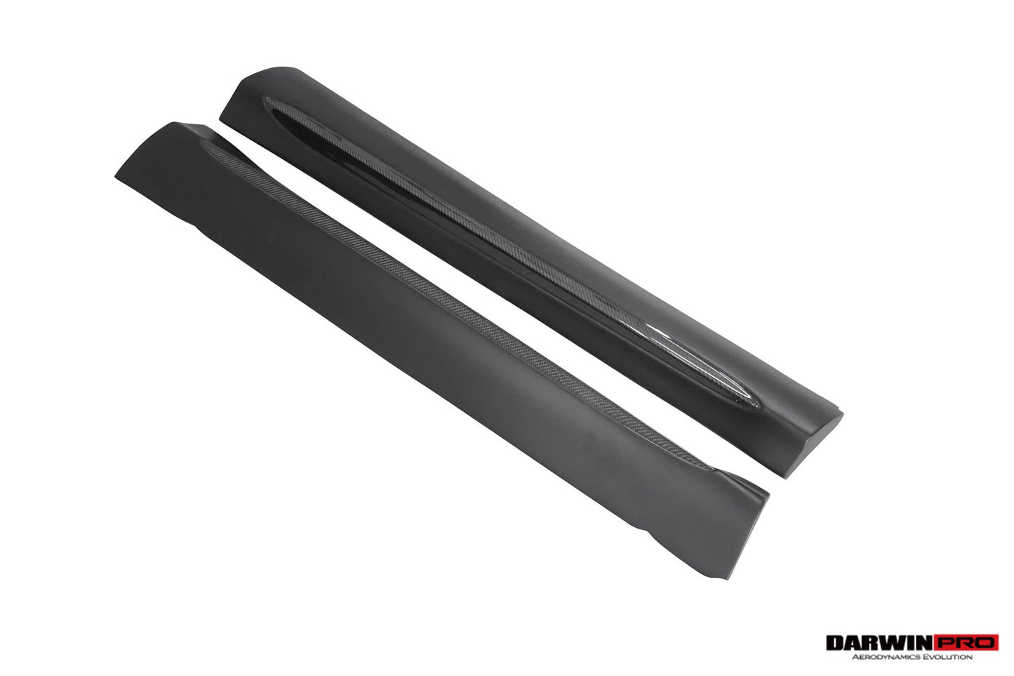 2016-2020 Smart Fortwo 453 BKSS Style Partial Carbon Fiber Side Skirts - DarwinPRO Aerodynamics