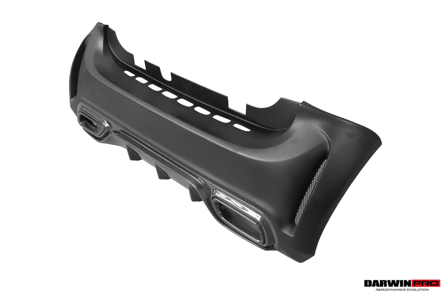 2016-2020 Smart Fortwo 453 BKSS Style Partial Carbon Fiber Rear Bumper - DarwinPRO Aerodynamics