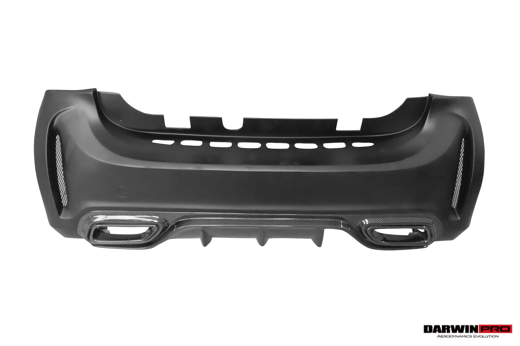 2016-2020 Smart Fortwo 453 BKSS Style Partial Carbon Fiber Rear Bumper - DarwinPRO Aerodynamics