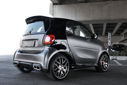 2016-2020 Smart Fortwo 453 BKSS Style Partial Carbon Fiber Rear Bumper - DarwinPRO Aerodynamics