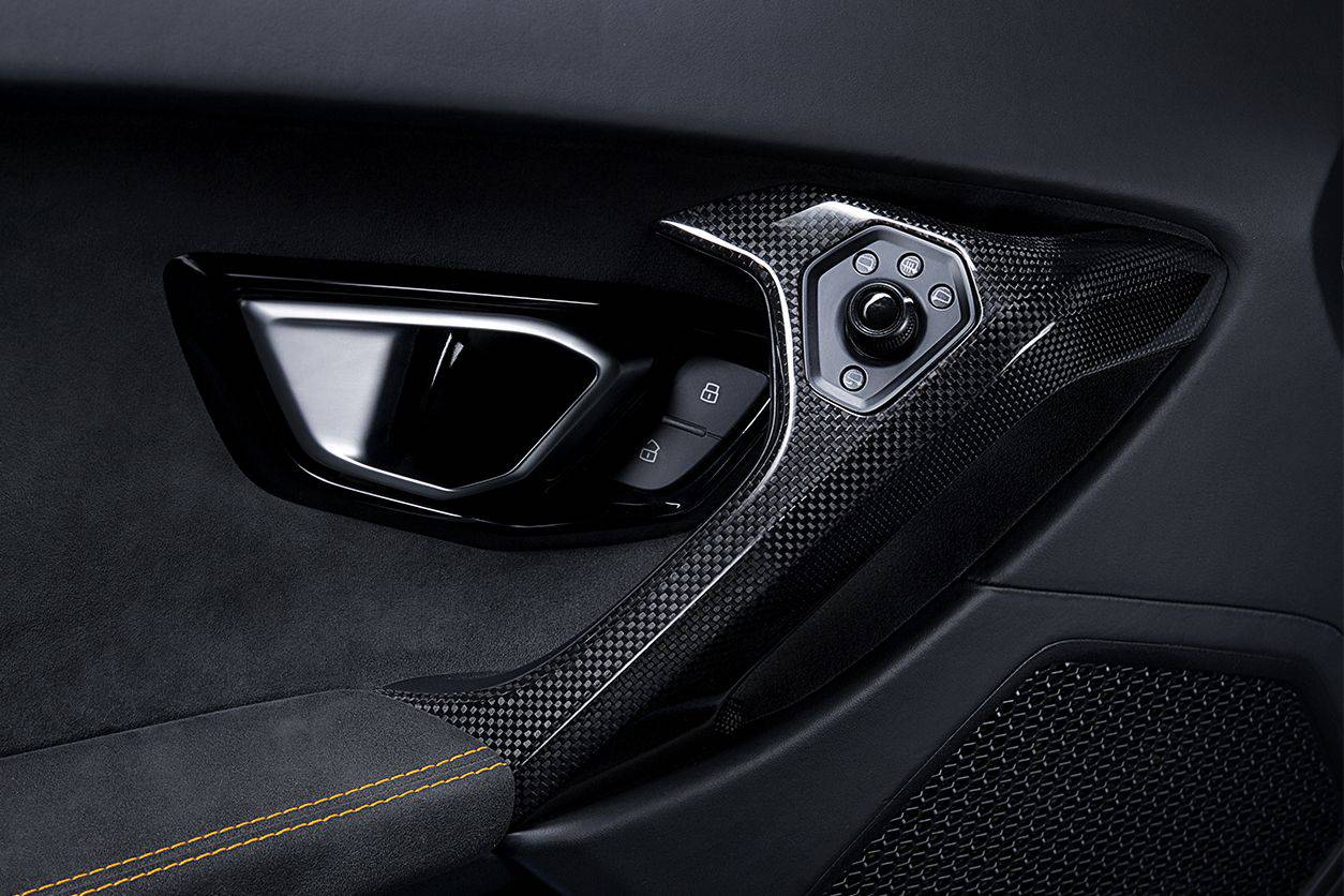 2015-2019 Lamborghini Huracan LP610 & LP580 & EVO OEM Style Autoclave Carbon Fiber Door Handle - Carbonado