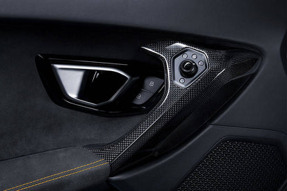 2015-2019 Lamborghini Huracan LP610 & LP580 & EVO OEM Style Autoclave Carbon Fiber Door Handle - Carbonado