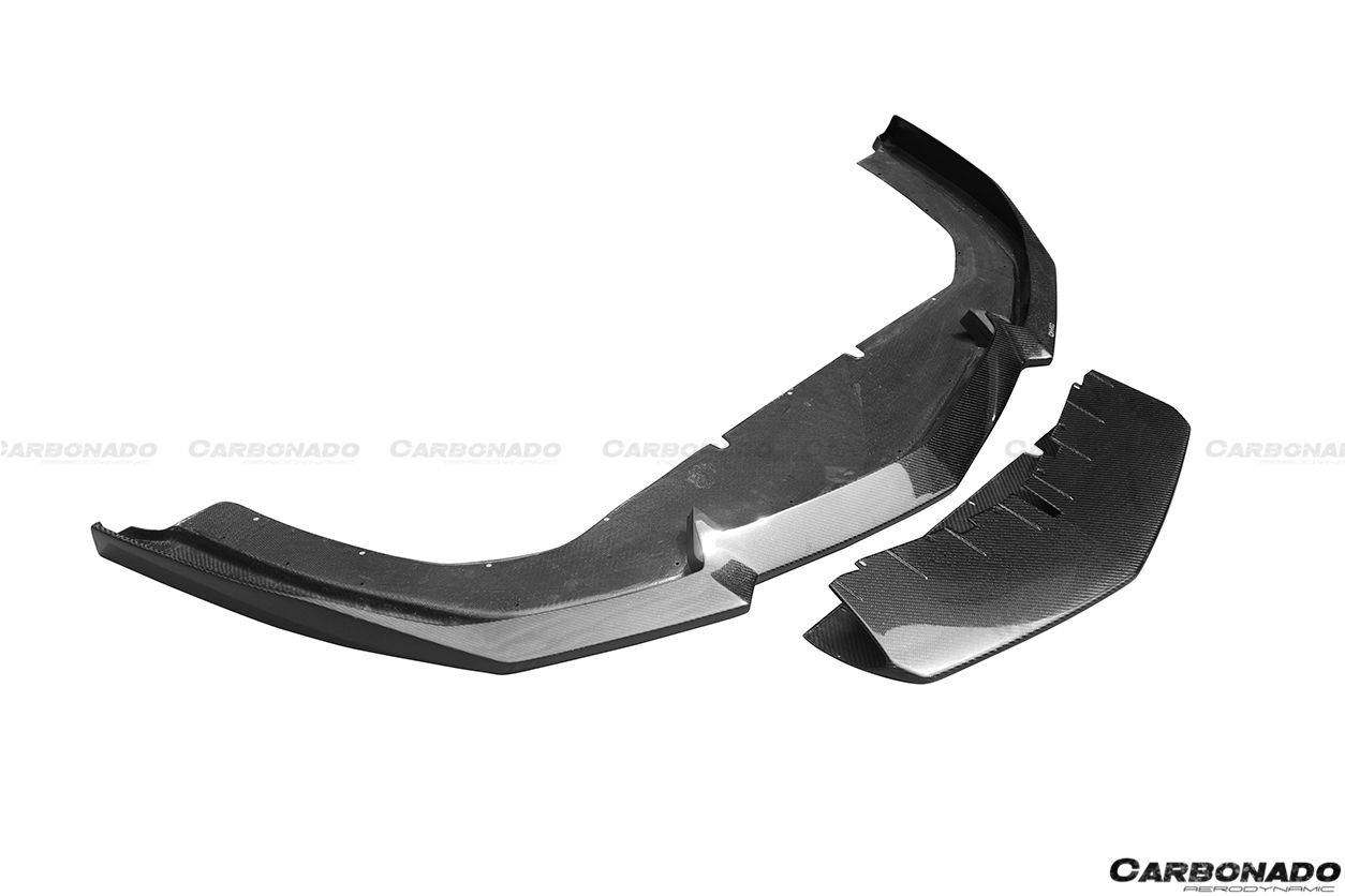 2011-2016 Lamborghini Aventador LP700 DM Style Carbon Fiber Front Lip - Carbonado Aero