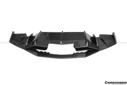 2011-2016 Lamborghini Aventador LP700 Coupe & Roadster DM Style Carbon Fiber Rear Lip - Carbonado