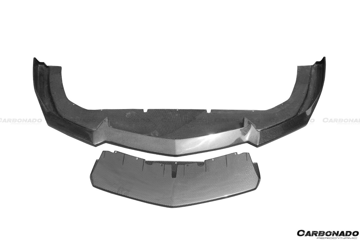 2011-2016 Lamborghini Aventador LP700 DM Style Carbon Fiber Front Lip - Carbonado Aero