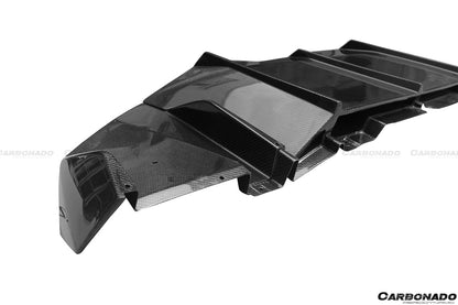 2011-2016 Lamborghini Aventador LP700 LP740 Coupe/Roadster DC Style Carbon Fiber Rear Diffuser - Carbonado