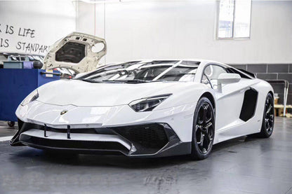 2011-2016 Lamborghini Aventador LP700 LP740 Coupe & Roadster SV Style Front Bumper - Carbonado