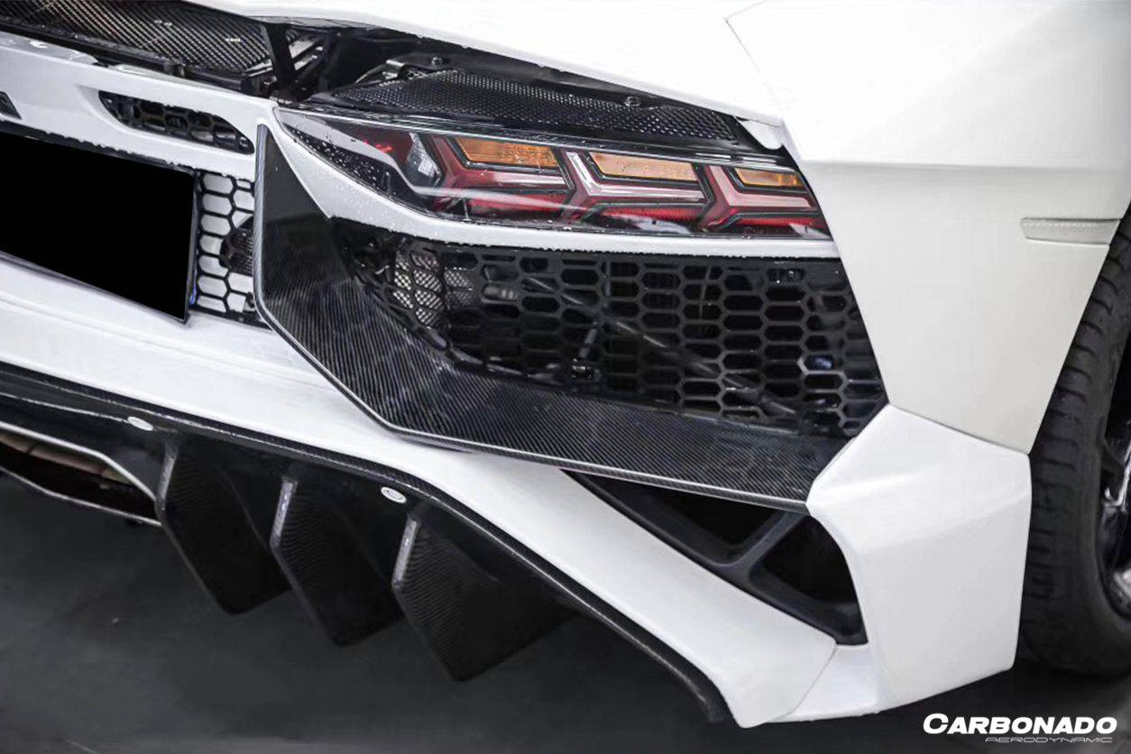 2011-2016 Lamborghini Aventador LP700 Coupe & Roadster SV Style Rear Bumper - Carbonado