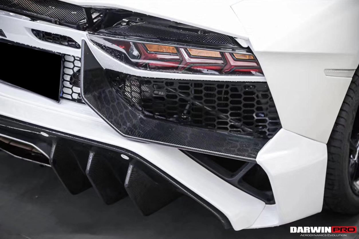 2011-2016 Lamborghini Aventador LP700 LP740 Coupe/Roadster SV Style Rear Bumper - DarwinPRO Aerodynamics