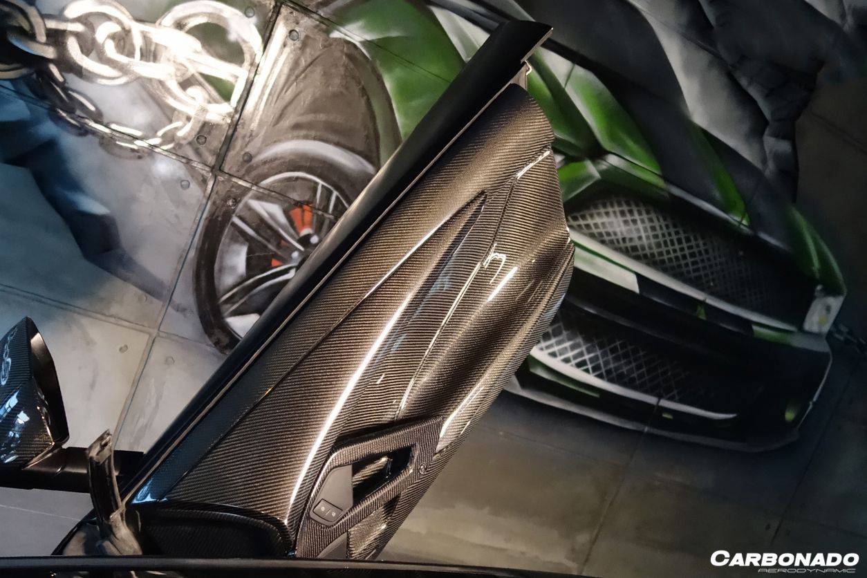 2011-2016 Lamborghini Aventador LP700 Coupe & Roadster OEM Style Carbon Fiber Inner Door Panels - Carbonado