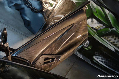 2011-2016 Lamborghini Aventador LP700 Coupe & Roadster OEM Style Carbon Fiber Inner Door Panels - Carbonado