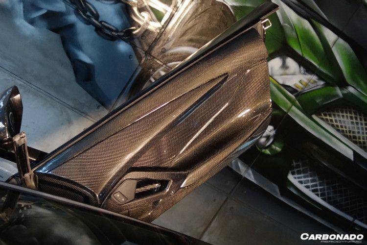 2011-2016 Lamborghini Aventador LP700 LP740 Coupe/Roadster Carbon Fiber Inner Door Replace - Carbonado Aero