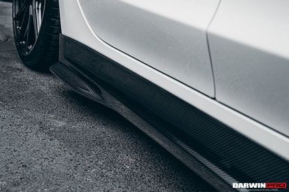 2017-2023 Tesla Model 3 IMP Performance Carbon Fiber Side Skirts - DarwinPRO Aerodynamics
