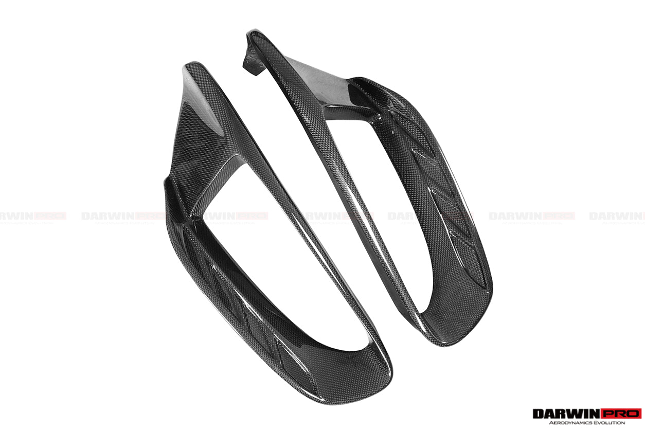 2015-2020 Ferrari 488 GTB/Spyder Pista Style Quarter Panel Side Scoops - DarwinPRO Aerodynamics