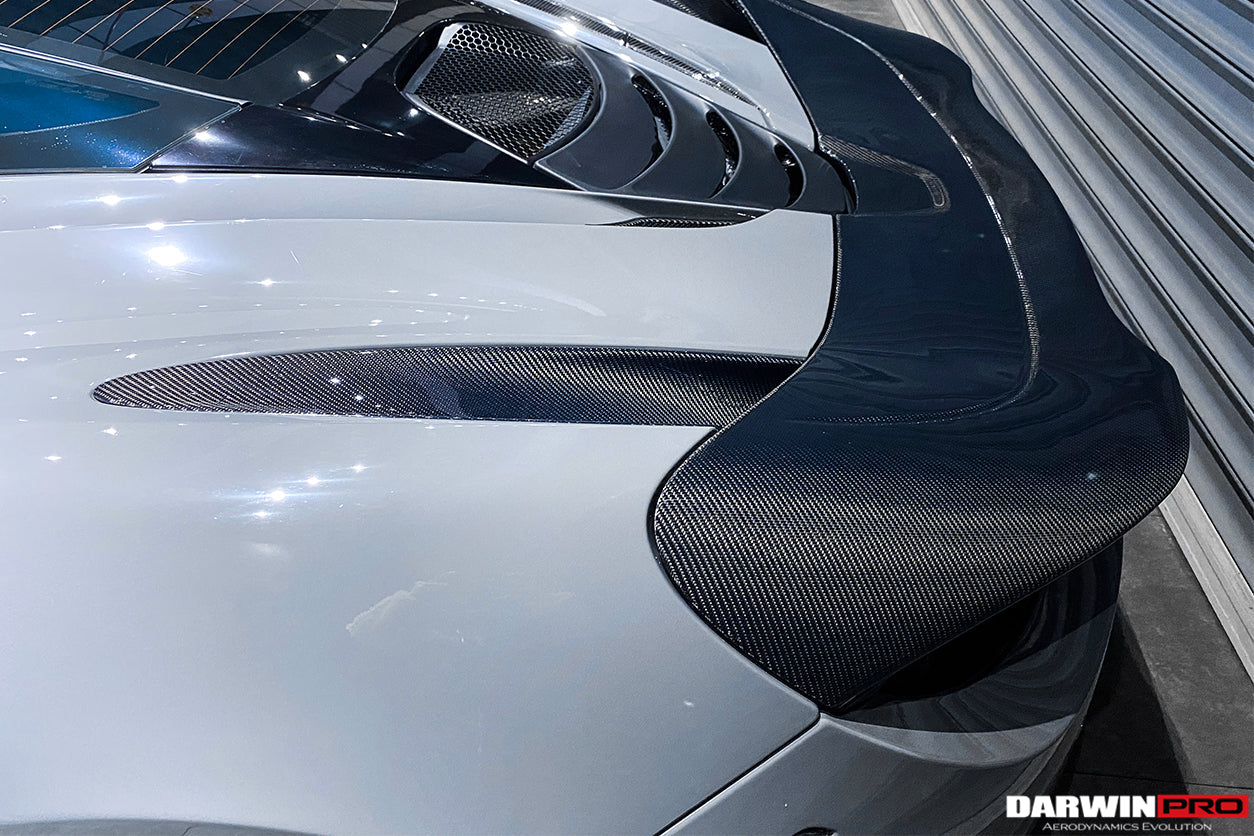2017-2021 McLaren 720s Dry Carbon Fiber Rear Trunk Air Intake Vents Replacement - DarwinPRO Aerodynamics