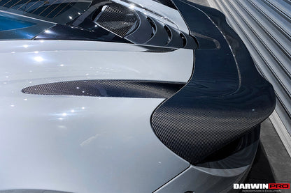 2017-2021 McLaren 720s Dry Carbon Fiber Rear Trunk Air Intake Vents Replacement - DarwinPRO Aerodynamics