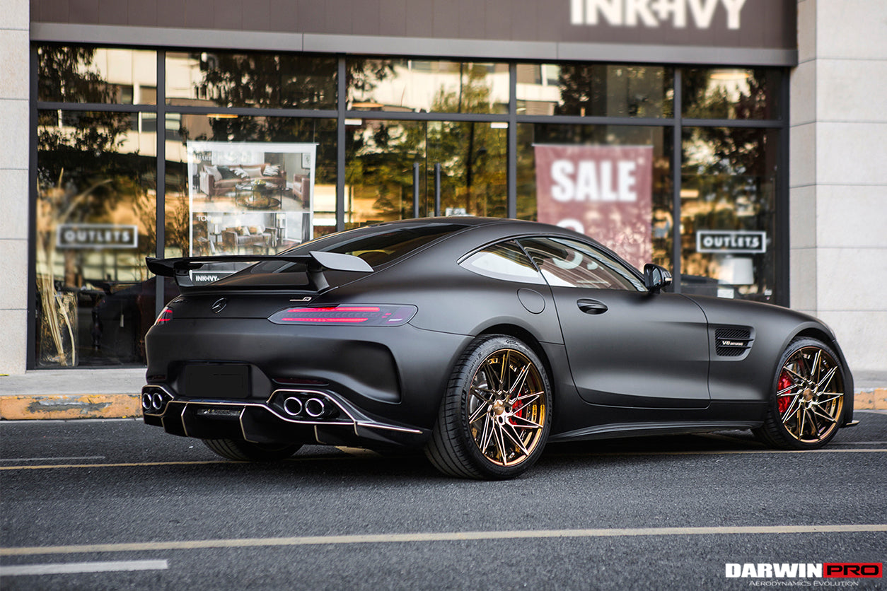 2017-2021 Mercedes Benz AMG GT/GTS IMP Performance Partial Carbon Fiber Rear Bumper w/ Diffuser - DarwinPRO Aerodynamics