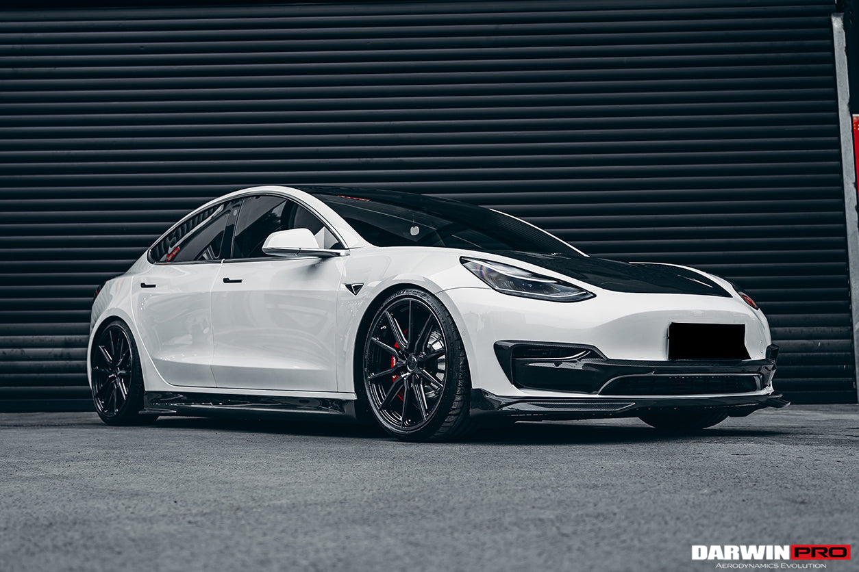 2017-2023 Tesla Model 3 IMP Performance Carbon Fiber Full Kit - DarwinPRO Aerodynamics