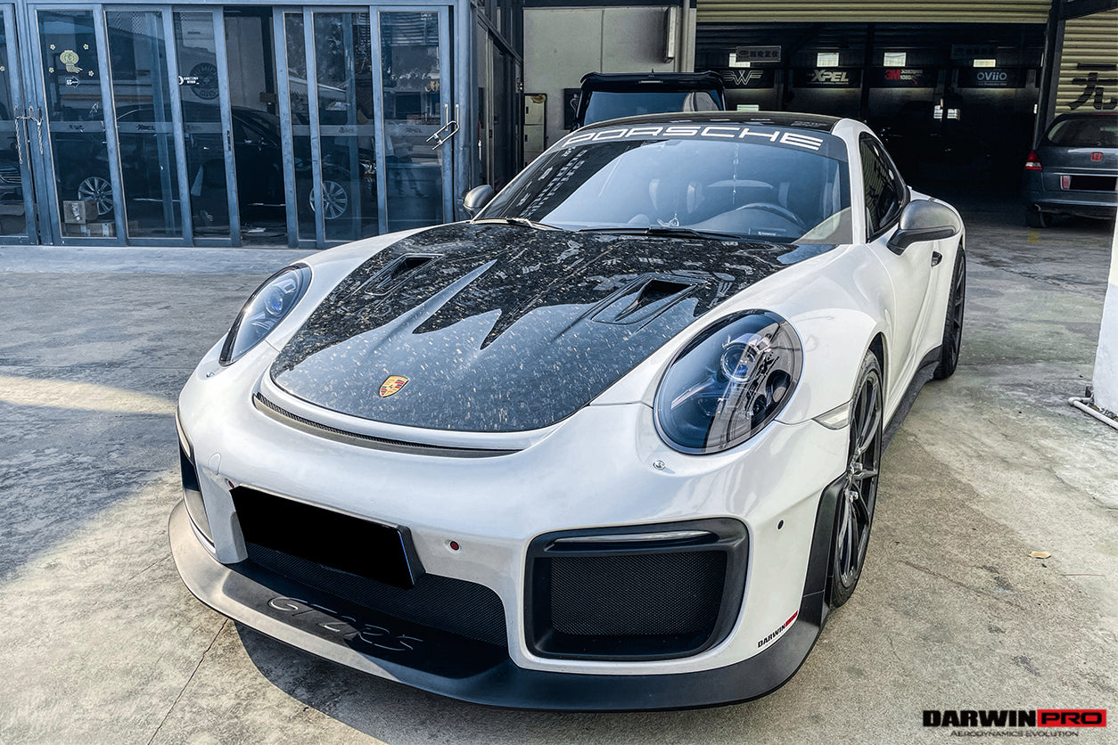2012-2015 Porsche 991.1 Carrera/S Targa 4/4s GT2RS Style Carbon Fiber Hood - DarwinPRO Aerodynamics