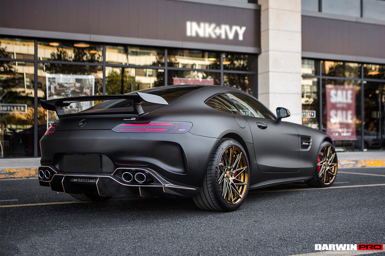 2017-2021 Mercedes Benz AMG GT/GTS IMP Performance Partial Carbon Fiber Rear Bumper w/ Diffuser - DarwinPRO Aerodynamics