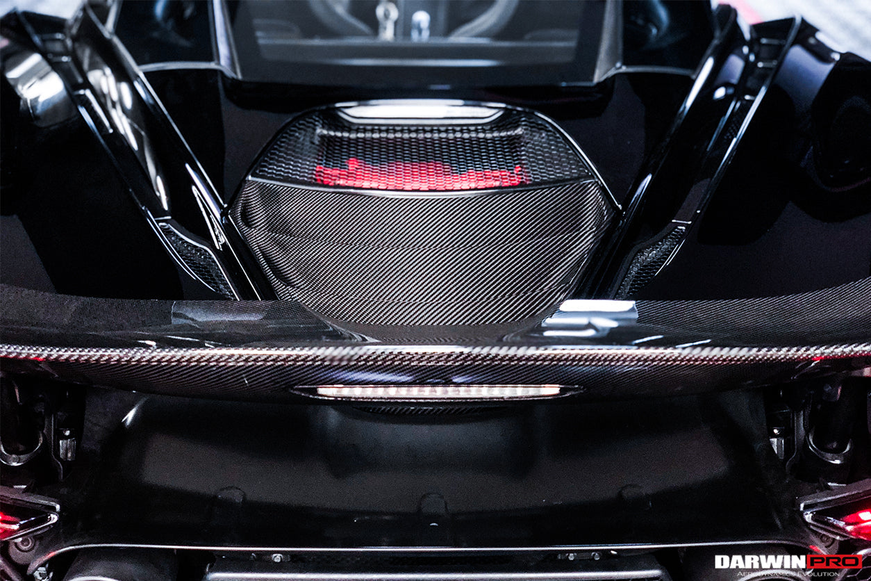 2017-2020 McLaren 720s Carbon Fiber Engine Cover Replacement - DarwinPRO Aerodynamics
