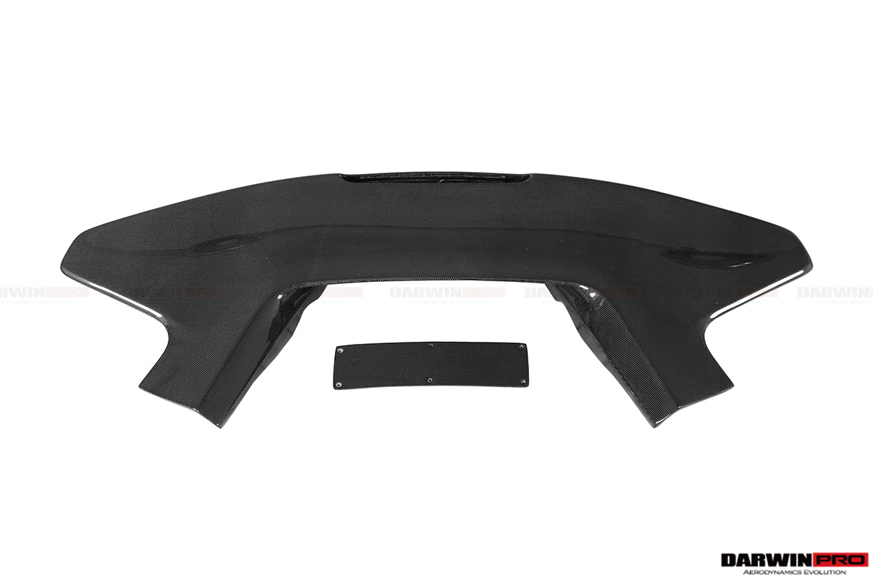 2015-2020 Ferrari 488 GTB Pista Style Rear Bumper & Wing - DarwinPRO Aerodynamics