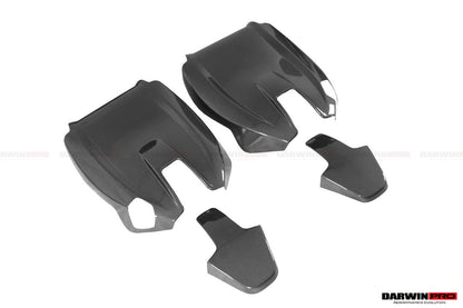 2021-UP BMW M4 G82/G83 Carbon Fiber Seat-Back Cover - DarwinPRO Aerodynamics