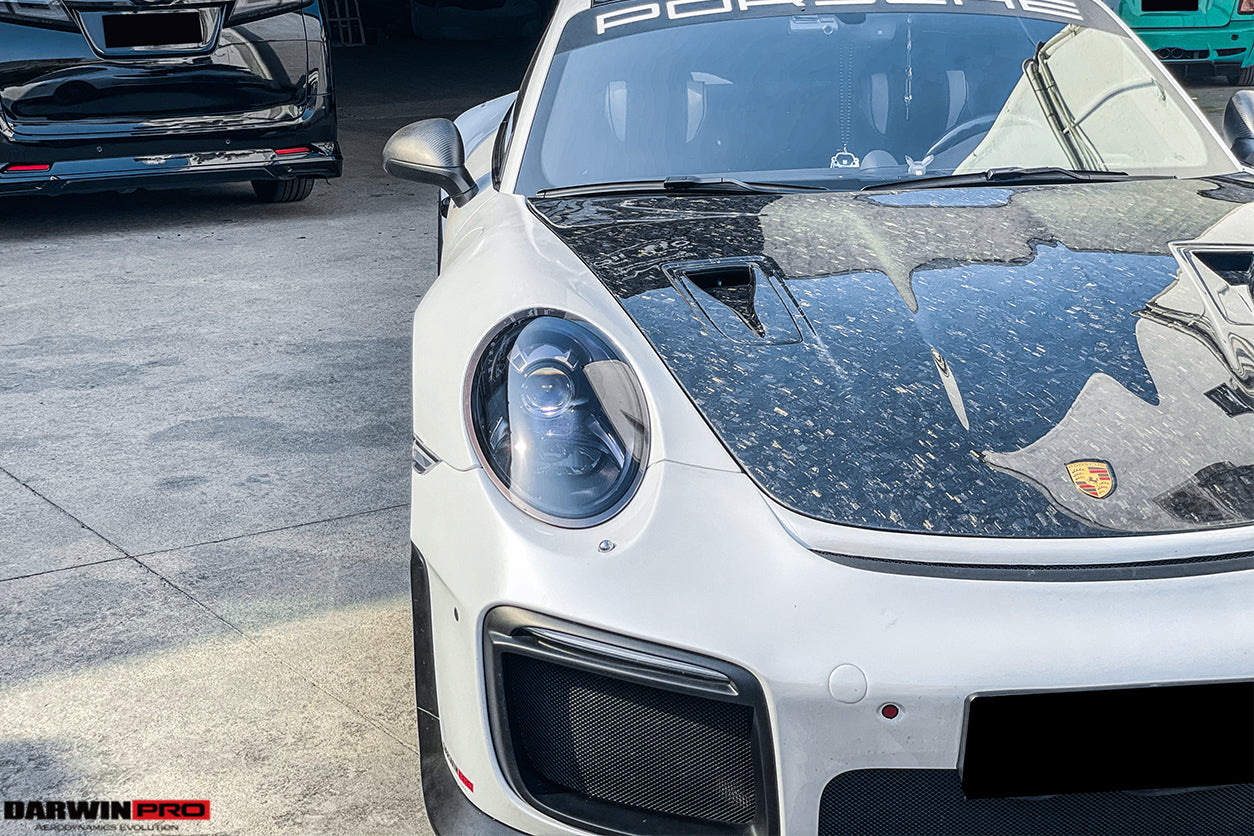 2012-2015 Porsche 991.1 Carrera/S Targa 4/4s GT2RS Style Carbon Fiber Hood - DarwinPRO Aerodynamics