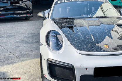 2012-2015 Porsche 991.1 Carrera/S Targa 4/4s GT2RS Style Carbon Fiber Hood - DarwinPRO Aerodynamics