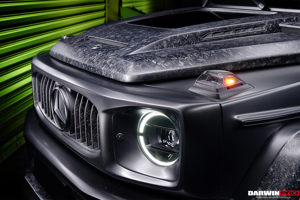 2019-2023 Mercedes Benz W464 G-Class G Wagon G500/G550/G63AMG IMP Performance Partial Carbon Fiber Hood - DarwinPRO Aerodynamics