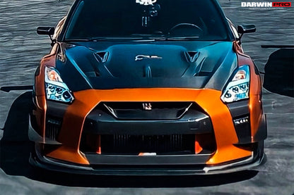 2008-2022 Nissan GTR R35 CBA/DBA/EBA BKSSII Style Carbon Fiber Hood - DarwinPRO Aerodynamics