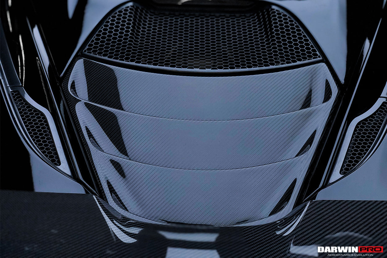 2017-2020 McLaren 720s Carbon Fiber Engine Cover Replacement - DarwinPRO Aerodynamics