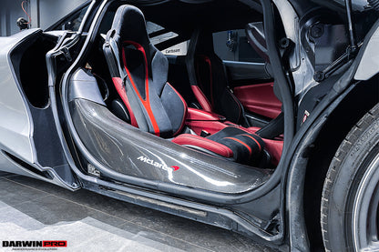 2017-2020 McLaren 720s Dry Carbon Fiber Door Sills - DarwinPRO Aerodynamics