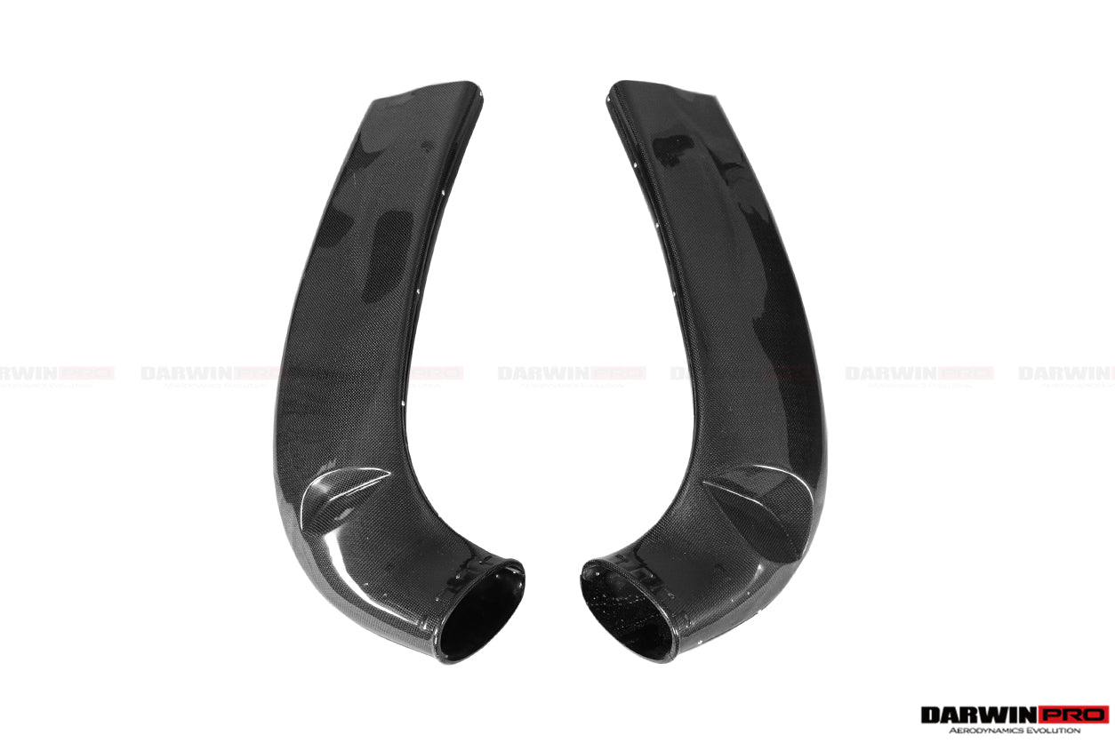 2015-2020 Ferrari 488 GTB Pista Style Rear Bumper & Wing - DarwinPRO Aerodynamics