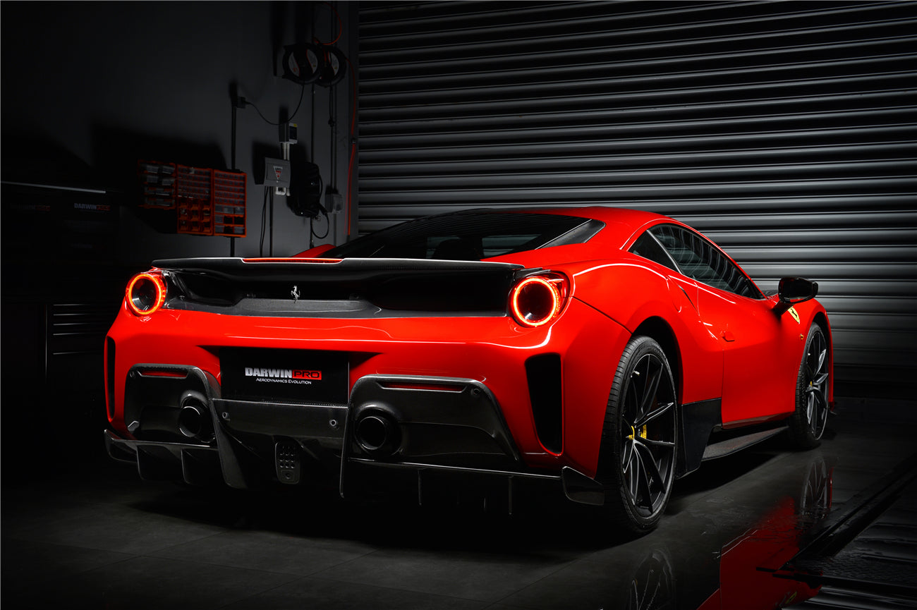 2015-2020 Ferrari 488 GTB/Spyder Pista Style Auto Full Body Kit - DarwinPRO Aerodynamics