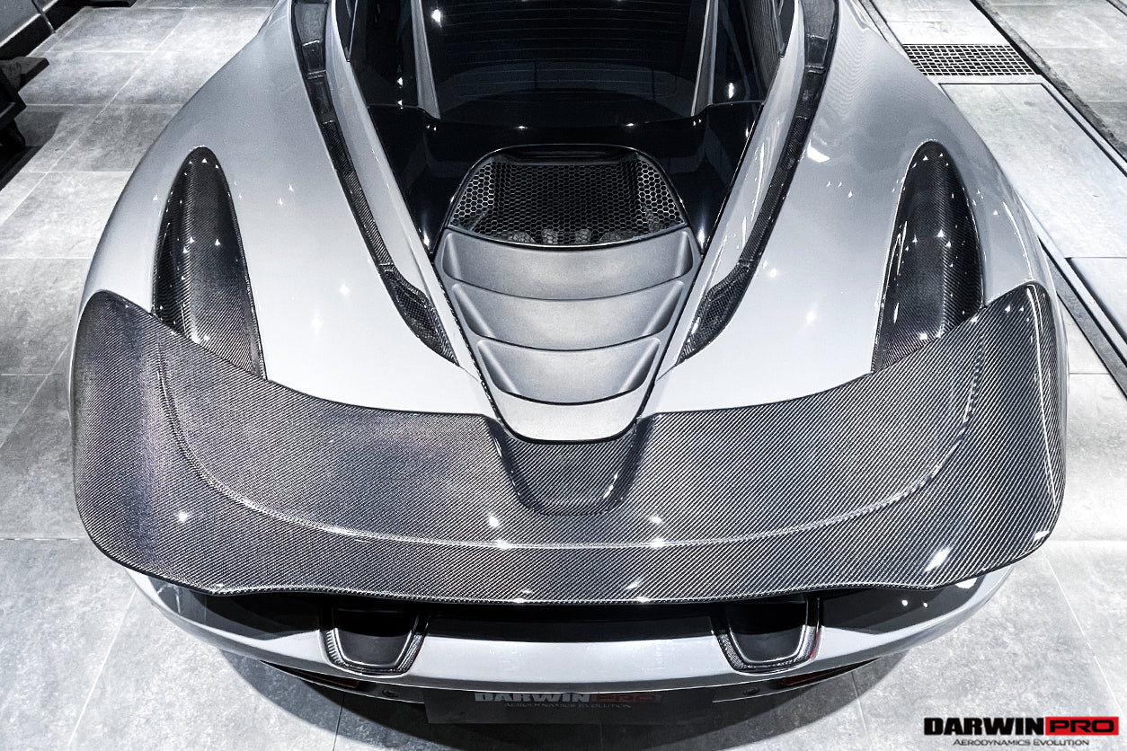 2017-2021 McLaren 720s Dry Carbon Fiber Rear Trunk Air Intake Vents Replacement - DarwinPRO Aerodynamics