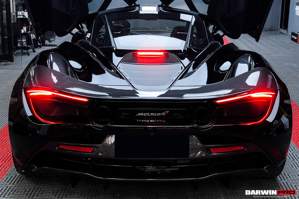 2017-2020 McLaren 720s Carbon Fiber Engine Cover Replacement - DarwinPRO Aerodynamics