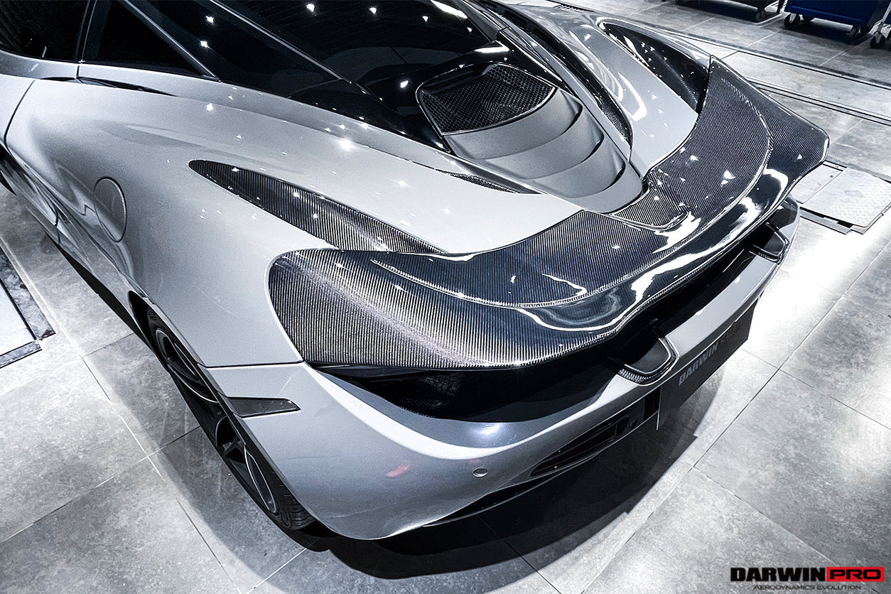 2017-2021 McLaren 720s Dry Carbon Fiber Rear Trunk Air Intake Vents Replacement - DarwinPRO Aerodynamics