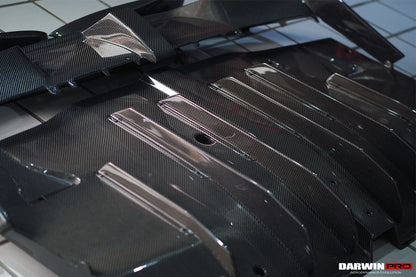 2015-2021 Mercedes Benz W205 C63/S AMG Sedan IMP Performance Carbon Fiber Rear Diffuser - DarwinPRO Aerodynamics