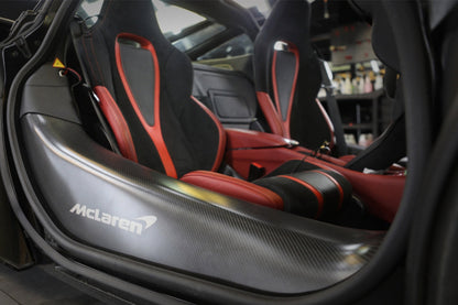 2017-2020 McLaren 720s Dry Carbon Fiber Door Sills - DarwinPRO Aerodynamics