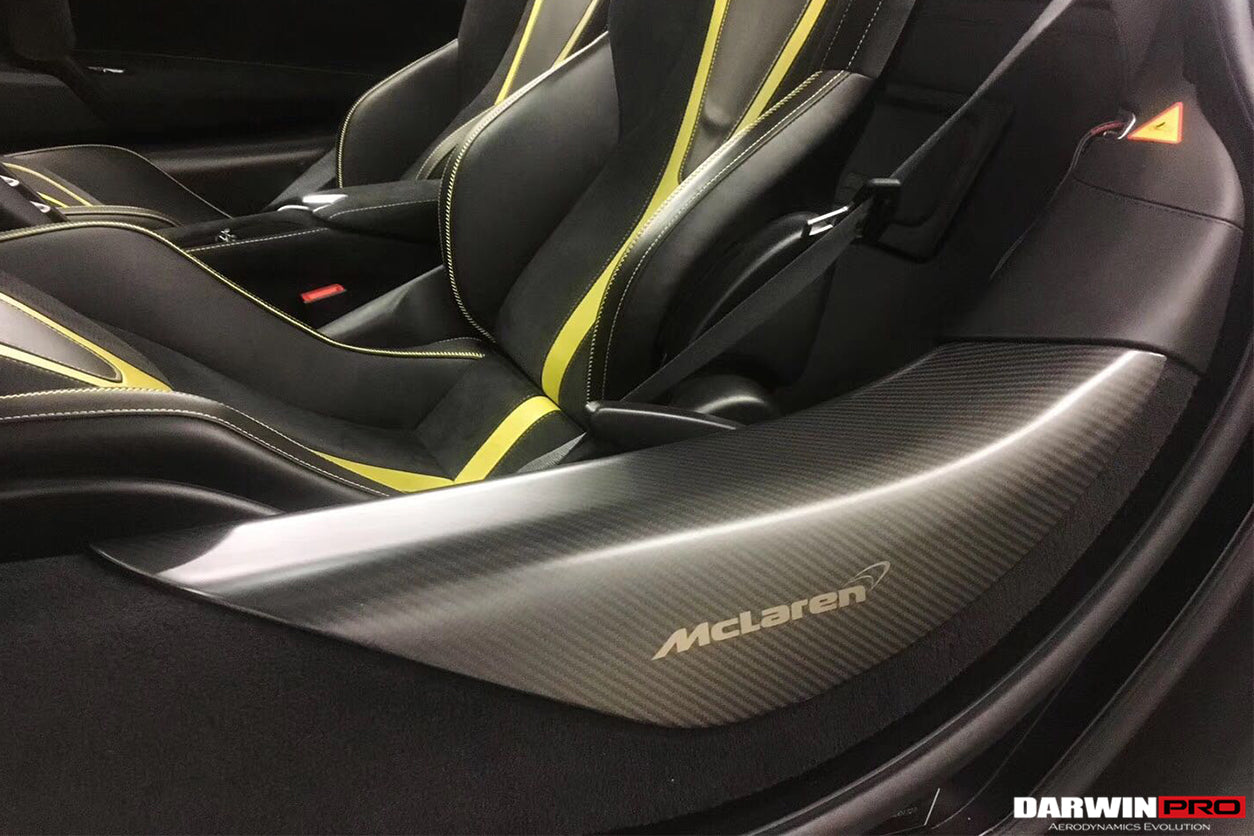 2017-2020 McLaren 720s Dry Carbon Fiber Door Sills - DarwinPRO Aerodynamics