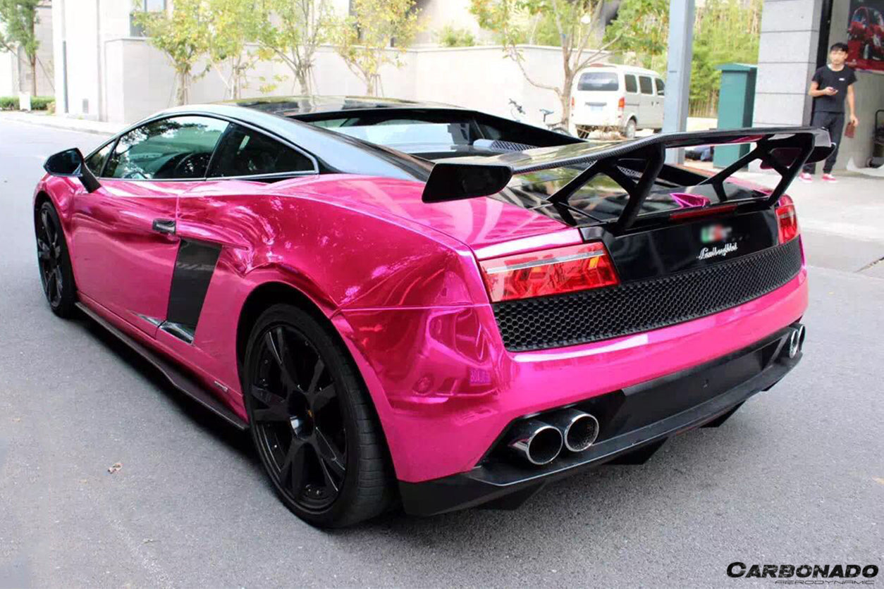 2004-2014 Lamborghini Gallardo DC-II Style Carbon Fiber Trunk Spoiler - Carbonado