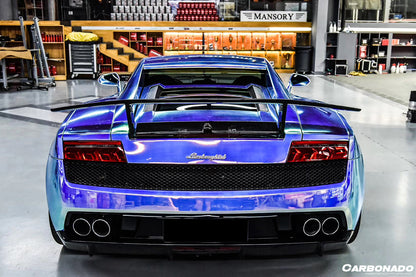 2004-2014 Lamborghini Gallardo DC Style Carbon Fiber Trunk Spoiler - Carbonado