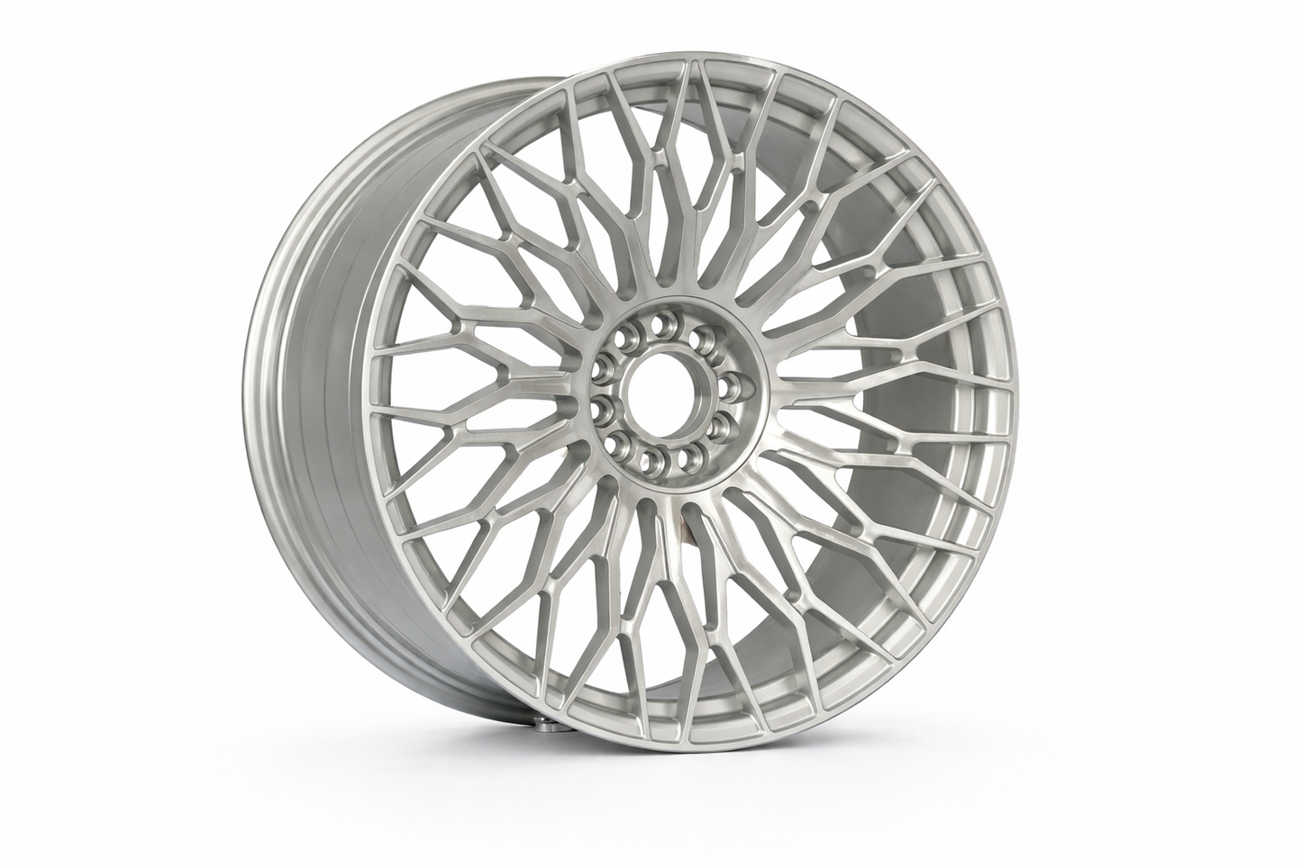 E117 Silver Machined Face 22in Staggered Set 9.0 ET40 / 10.5 ET25 5x114.3.120 (4 Wheels)