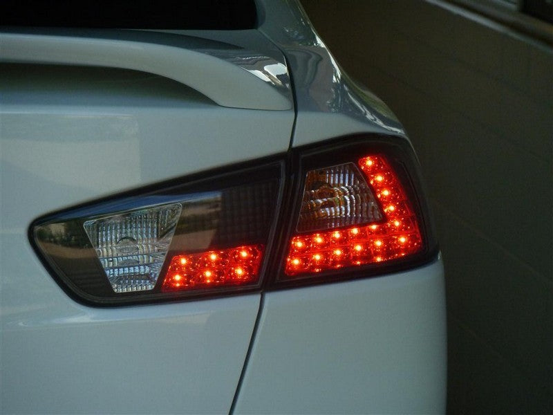 Spyder Mitsubishi Lancer/Evolution X 08-14 LED Tail Lights Smke