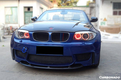 2008-2013 BMW E82 E88 1Series 1M Style Front Bumper - Carbonado