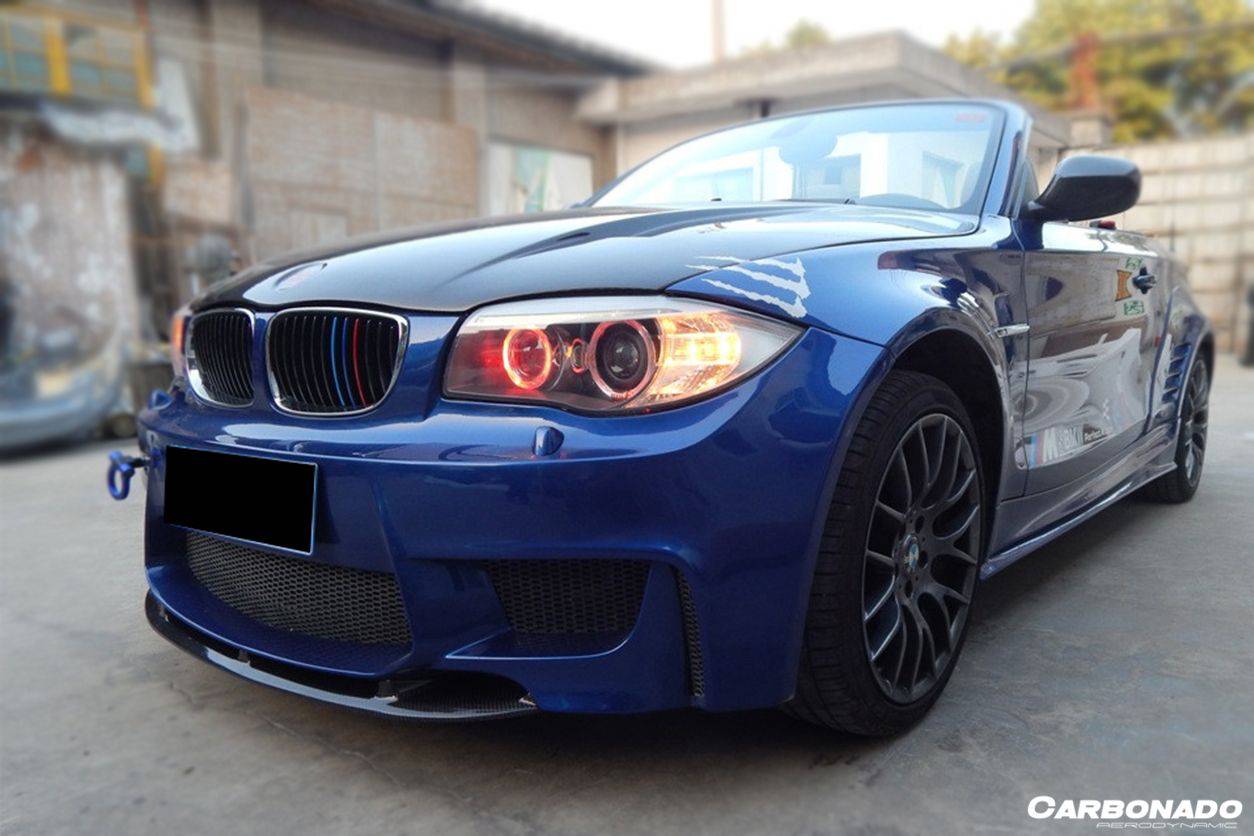 2008-2013 BMW E82 E88 1Series 1M Style Front Bumper - Carbonado Aero