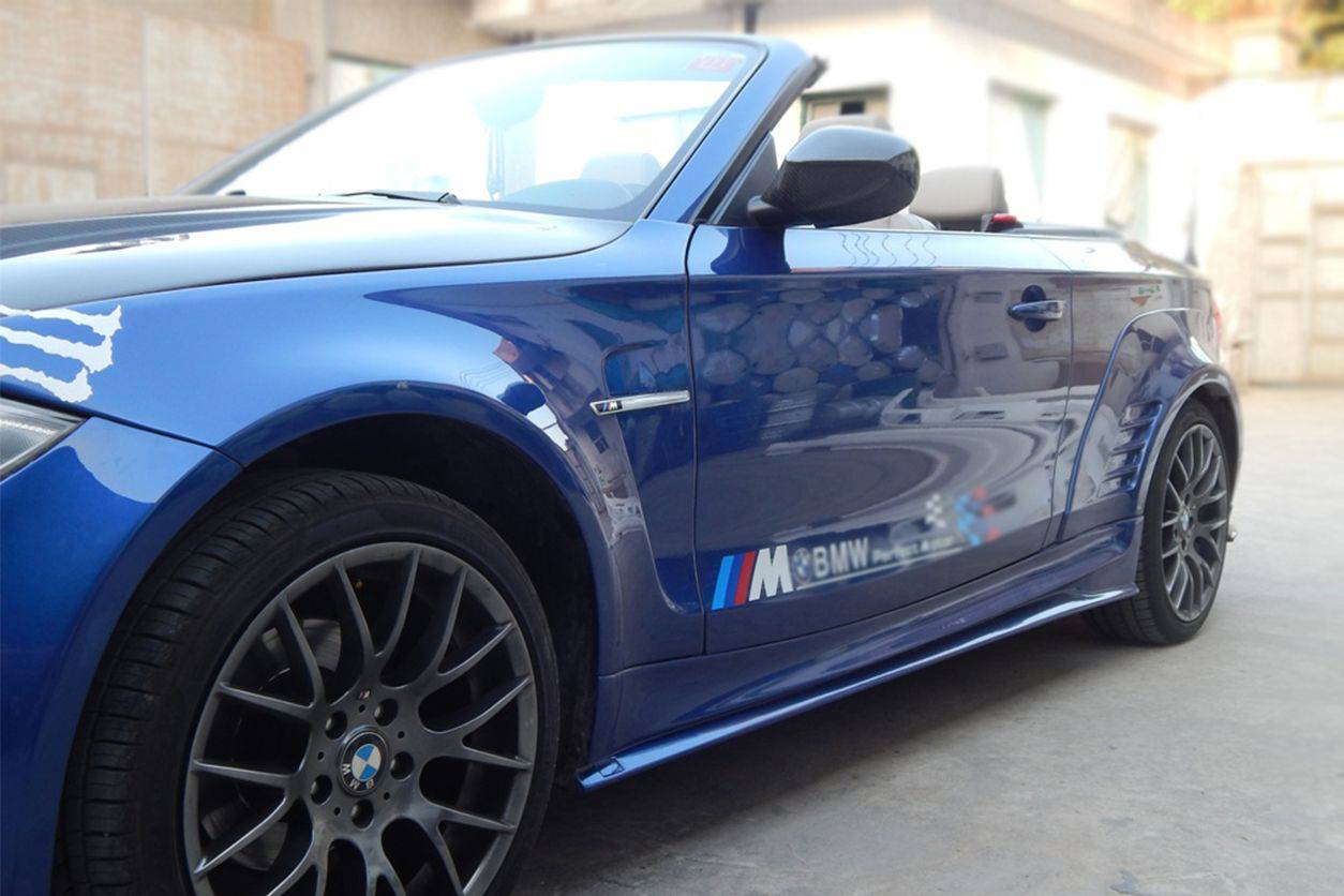 2008-2013 BMW E82 E88 1 Series RZ Style Side Skirts - Carbonado Aero