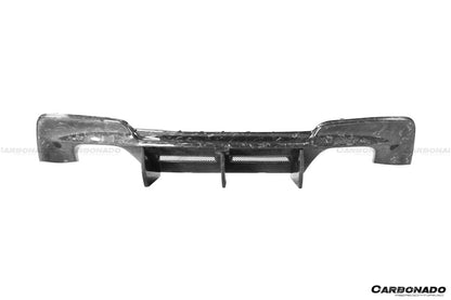 2008-2013 BMW E82 E88 1M RZ Style Carbon FIber Rear Lip - Carbonado Aero